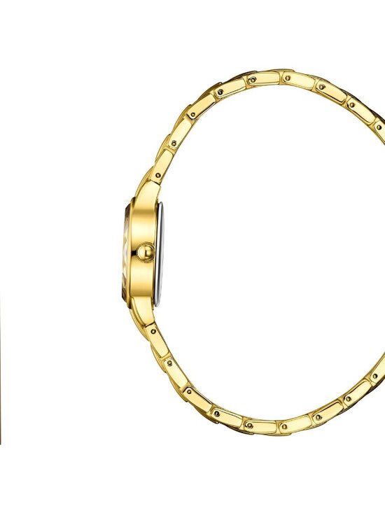 Elegant Gold Quartz Wrist Watch for Women | Easy Read Vintage Bracelet Style main image 6